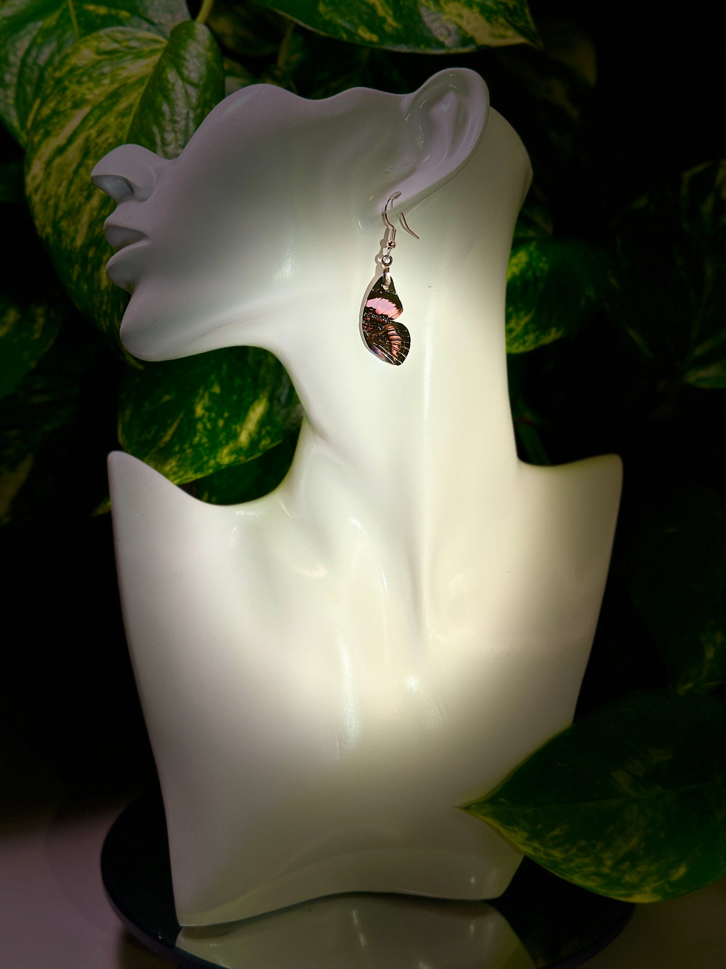 Indian Fritillary butterfly earrings