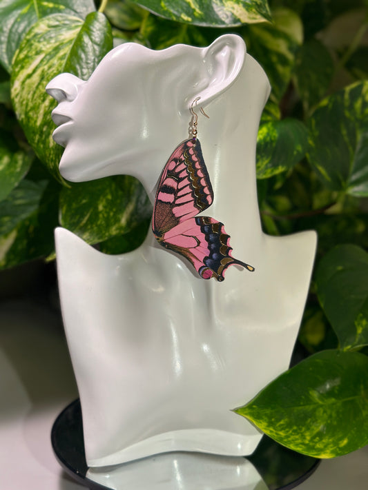 Eastern Tiger Swallowtail butterfly earrings