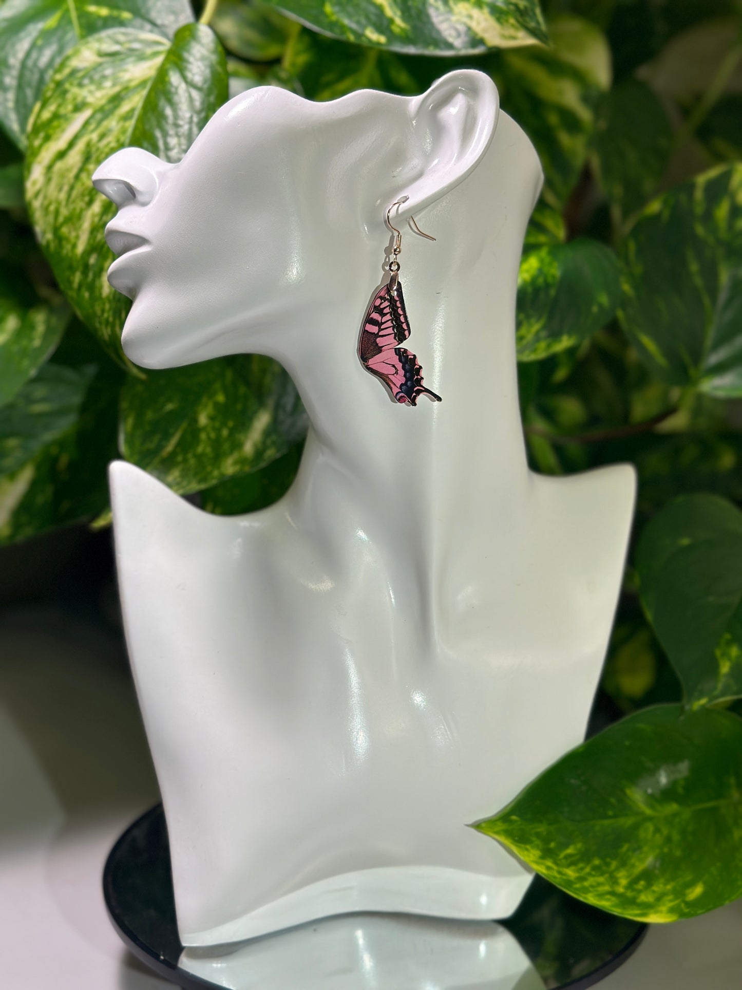 Eastern Tiger Swallowtail butterfly earrings