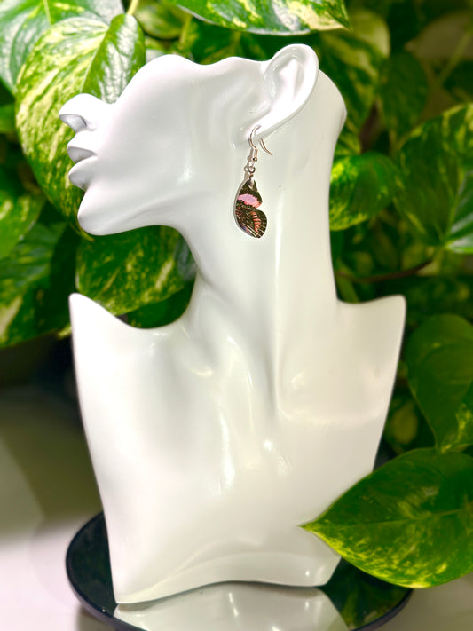 Indian Fritillary butterfly earrings